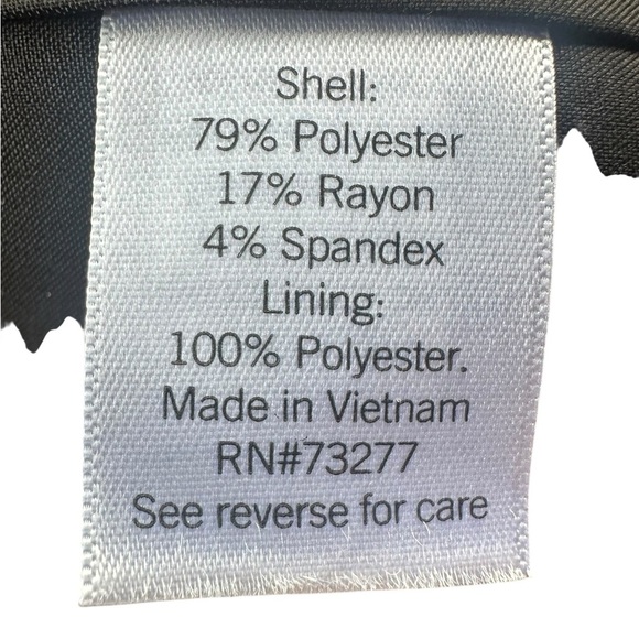 Nine West Women’s Black Double Breasted Blazer Size XS Preppy Office - Picture 6 of 7